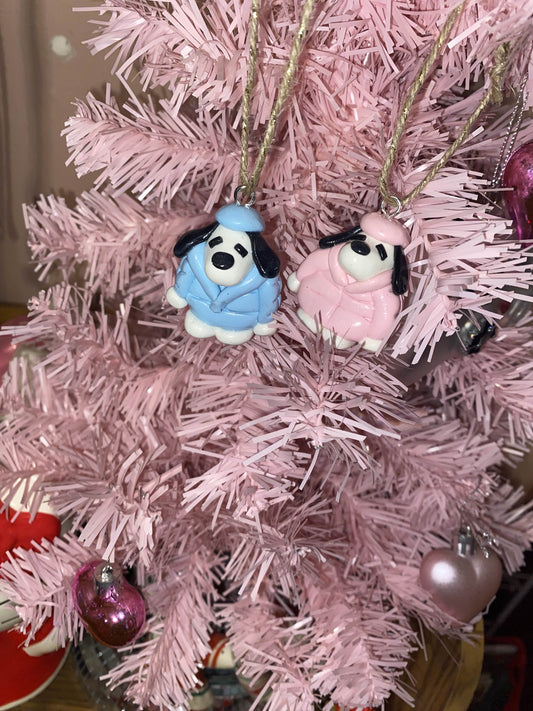 Puffer Snoopy Ornaments